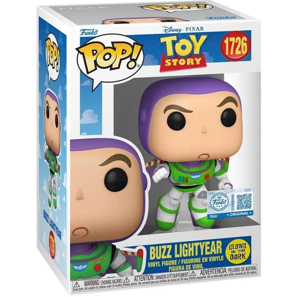 Funko POP! Disney: Toy Story - Buzz Lightyear (Glow-in-the-Dark) (AE Exclusive) - Picture 2 of 4